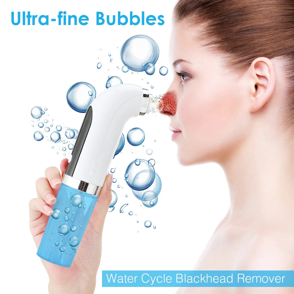 Blackhead Remover Nose T Zone Pore Vacuum Acne Pimple Removal Vacuum Suction Tool Facial Diamond Dermabrasion Machine Face Clean