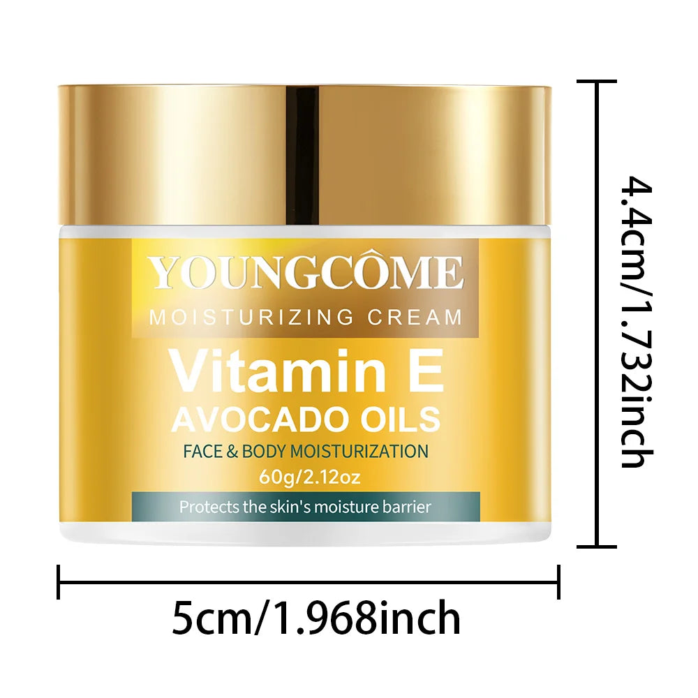 Vitamin E moisturizing Cream Anti Aging Firming Lifting Fade Fine Lines Whitening Moisturizing Brightening Skin Care Cosmetic