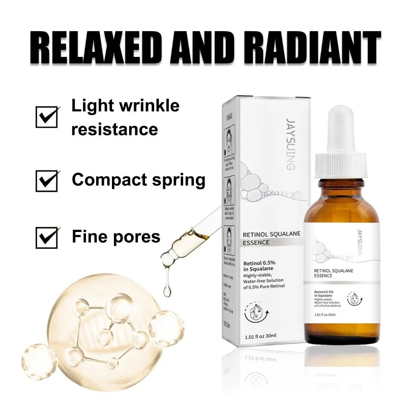 Retinol Ordinary Serum Anti Aging Remove Wrinkle Serum Lifting Brighten Skin Fade Eye Fine Lines Moisturize Firm Facial Essence