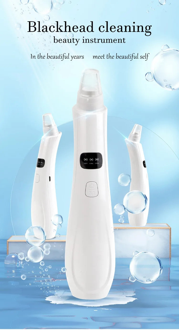 3 Suction Mode Face Cleansing Beauty Machine Dead Skin Remover Face Vacuum Blackhead Removal Skin