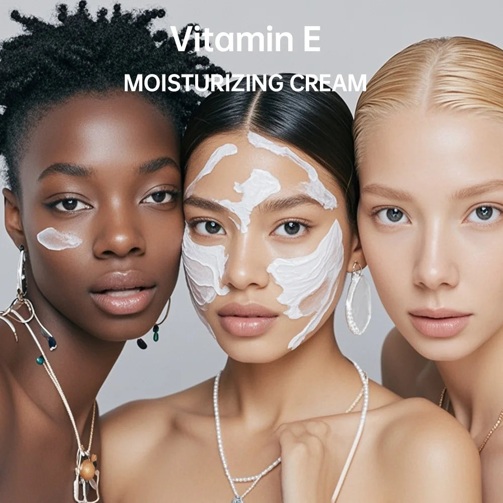 Vitamin E moisturizing Cream Anti Aging Firming Lifting Fade Fine Lines Whitening Moisturizing Brightening Skin Care Cosmetic