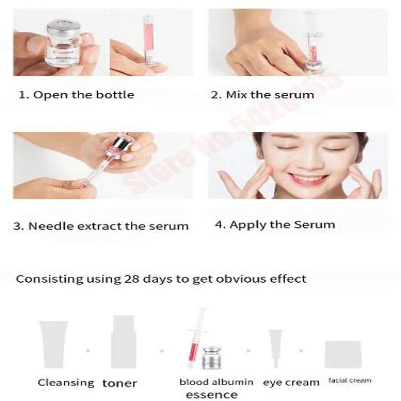 Rejuvenating Liquid HAS Serum Protein 6ml Skin Firming Anti Aging  Face Serum Japanese Technology