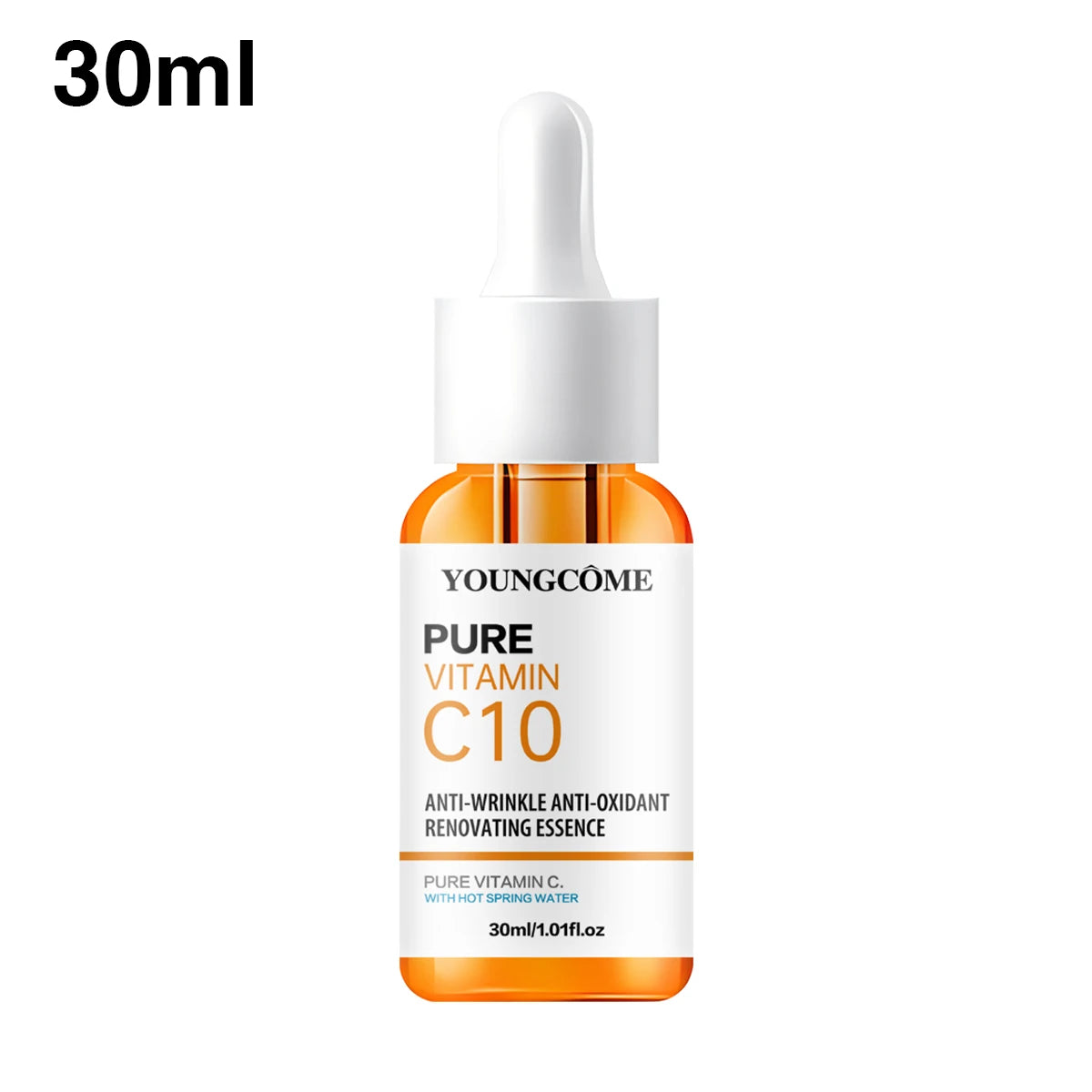 Vitamin C Facial Essence Hyaluronic Acid Dark Skin Brighten Serum Fade Fine Lines Moisturizing Repair Dull Serum Face Skin Care