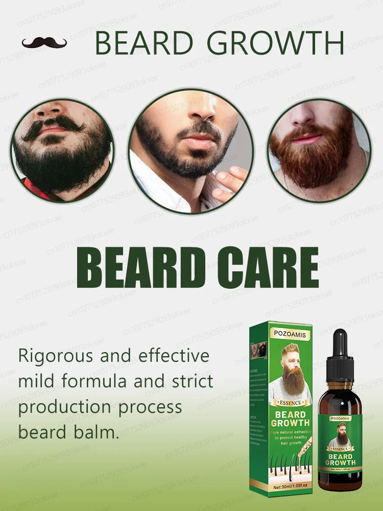 Beard Growth Serum for Fuller, Stronger Beard