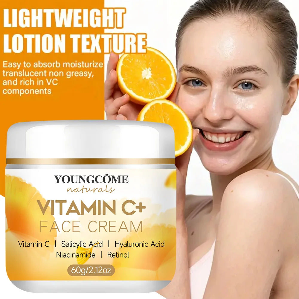 YOUNGCOMEN Vitamin C Face cream Retinol Moisturizing Firming Hyaluronic Lightening Repairing Smooth Skincare Whitening Creams (Copy)