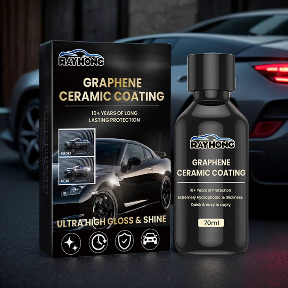 70ml Car Detailing Ceramic Coating Nano Ceramic Coating Graphene Advanced Technology Waterproof Graphene Glass Plated Car Polish