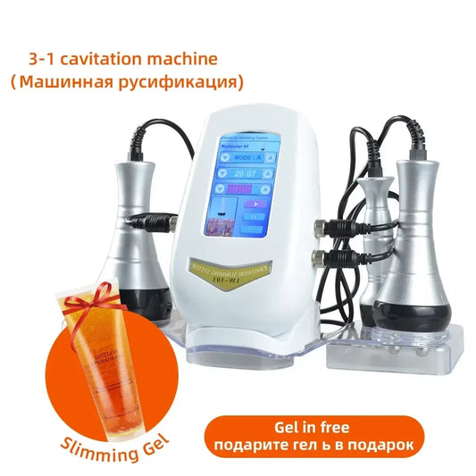 Miss Queeny 3-in-1 Vacuum 40K Slimming Cavitation Machine Skin Tightening And Anti Wrinkle Beauty Equipment（Fast Shipping）