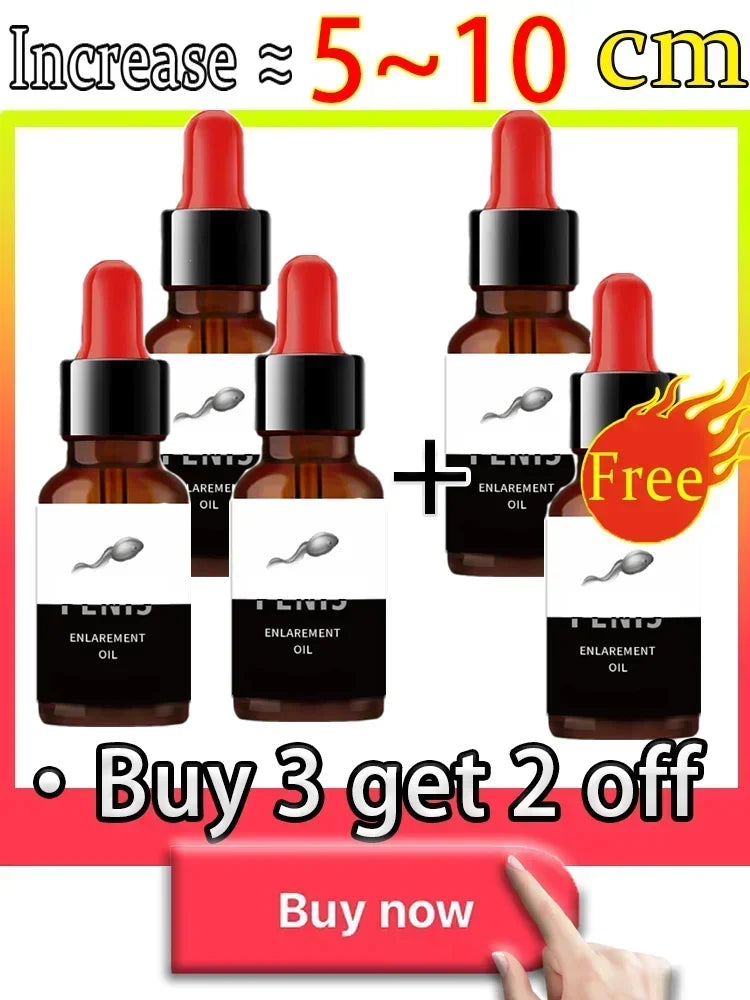 Can increase size and strength, enlargement oil permanent growth thickening oil increase men