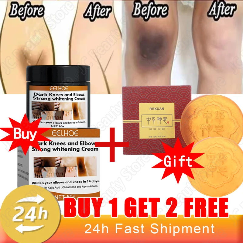 Body Whitening Cream Private Parts Underarm Bleaching Serum Whiten Butt Knee Brighten Inner Thigh Intimate Dark Remove Melanin