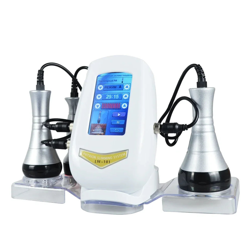 Miss Queeny 3-in-1 Vacuum 40K Slimming Cavitation Machine Skin Tightening And Anti Wrinkle Beauty Equipment（Fast Shipping）