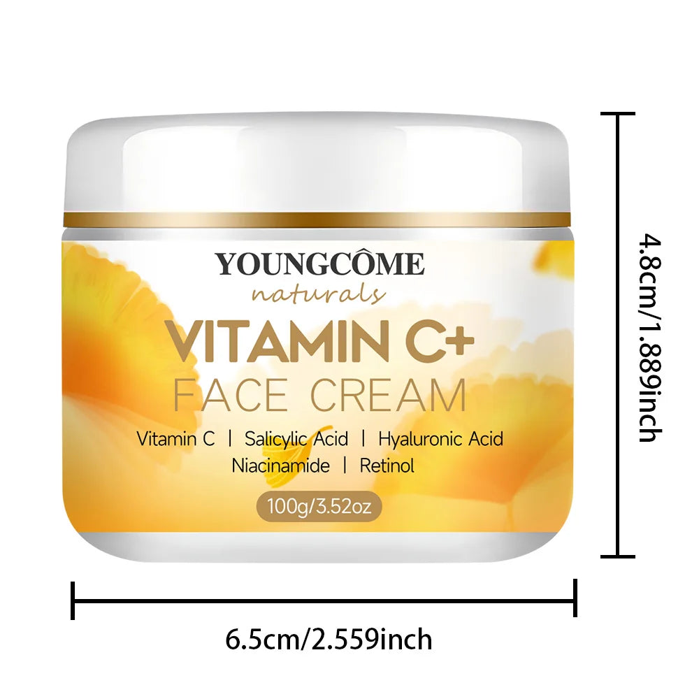 YOUNGCOMEN Vitamin C Face cream Retinol Moisturizing Firming Hyaluronic Lightening Repairing Smooth Skincare Whitening Creams (Copy)