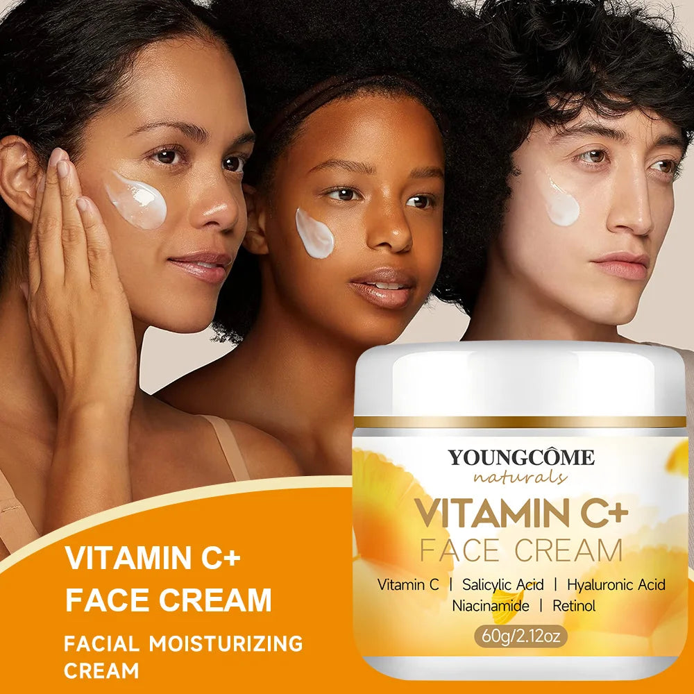 YOUNGCOMEN Vitamin C Face cream Retinol Moisturizing Firming Hyaluronic Lightening Repairing Smooth Skincare Whitening Creams (Copy)