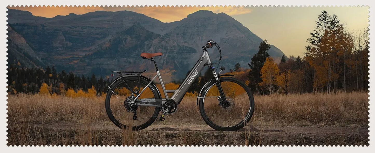 New 26 inch Step Thru Electric Bicycle, Peak 750W Brushless Motor Cityrun Ebike, with 7 Speed, Up to 50 thousand, e-bikes