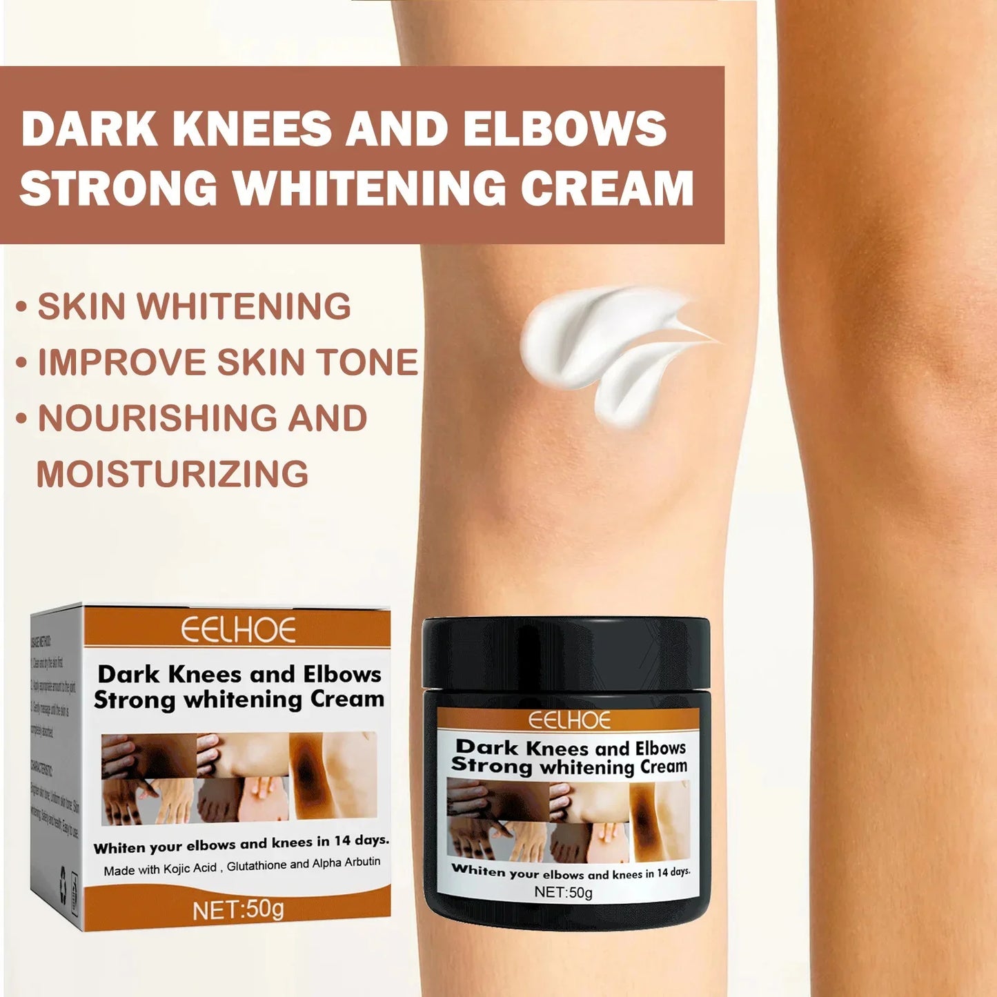 Body Whitening Cream Private Parts Underarm Bleaching Serum Whiten Butt Knee Brighten Inner Thigh Intimate Dark Remove Melanin