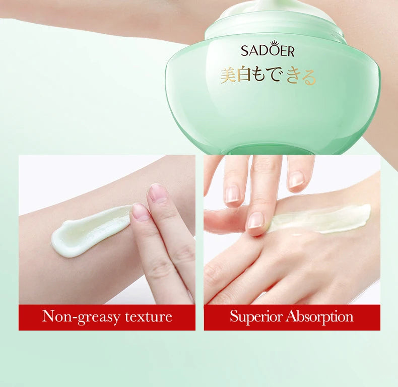 SADOER Nicotinamide Face Cream for Faical Moisturizing Brightening Nourishing Hydrating Firming Facial Creams Face Skin Care