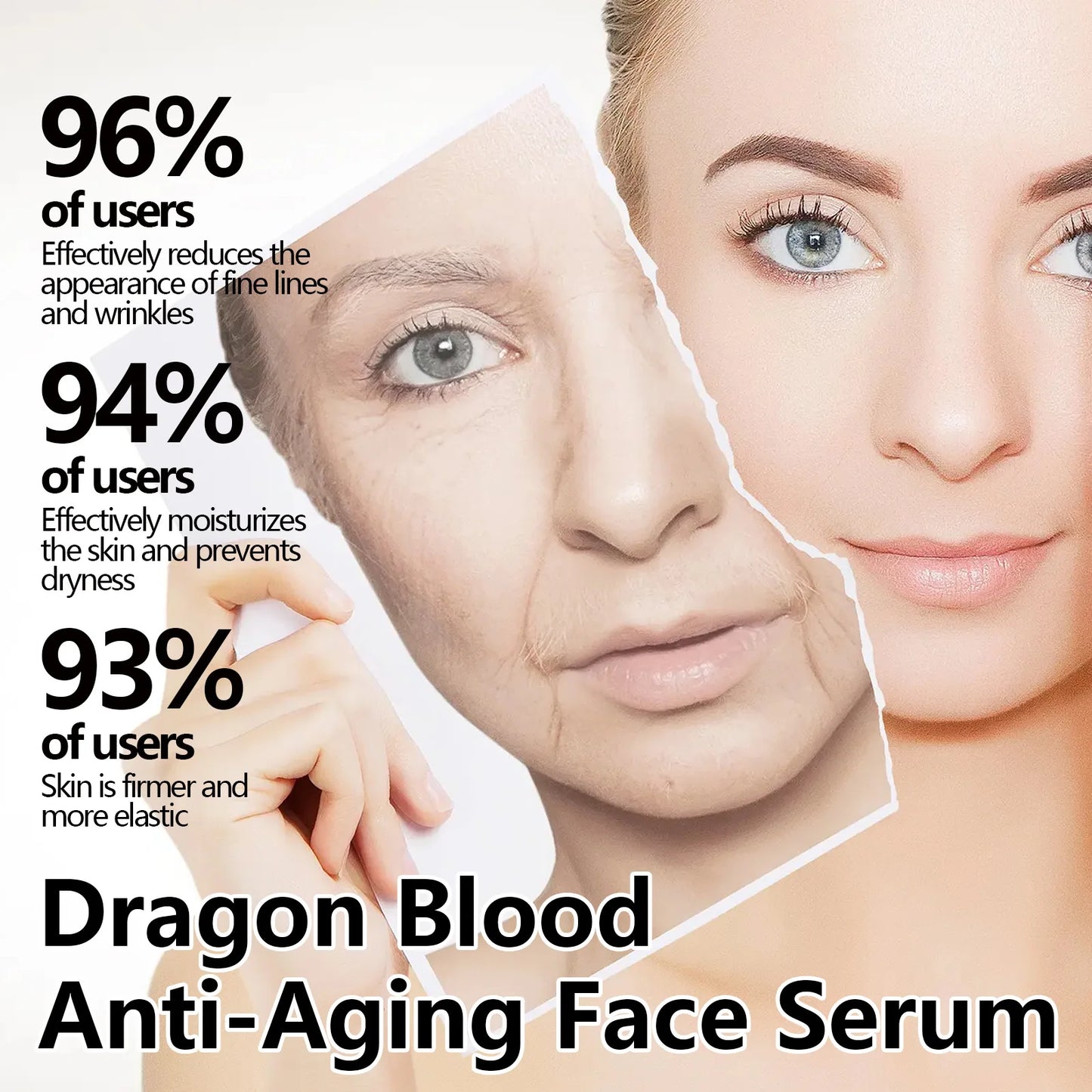 EELHOE Dragon Blood Serum Anti Aging Deep Moisturizing Face Firming Smooth Skin Rejuvenation Nourish Anti-Wrinkle Face Essence