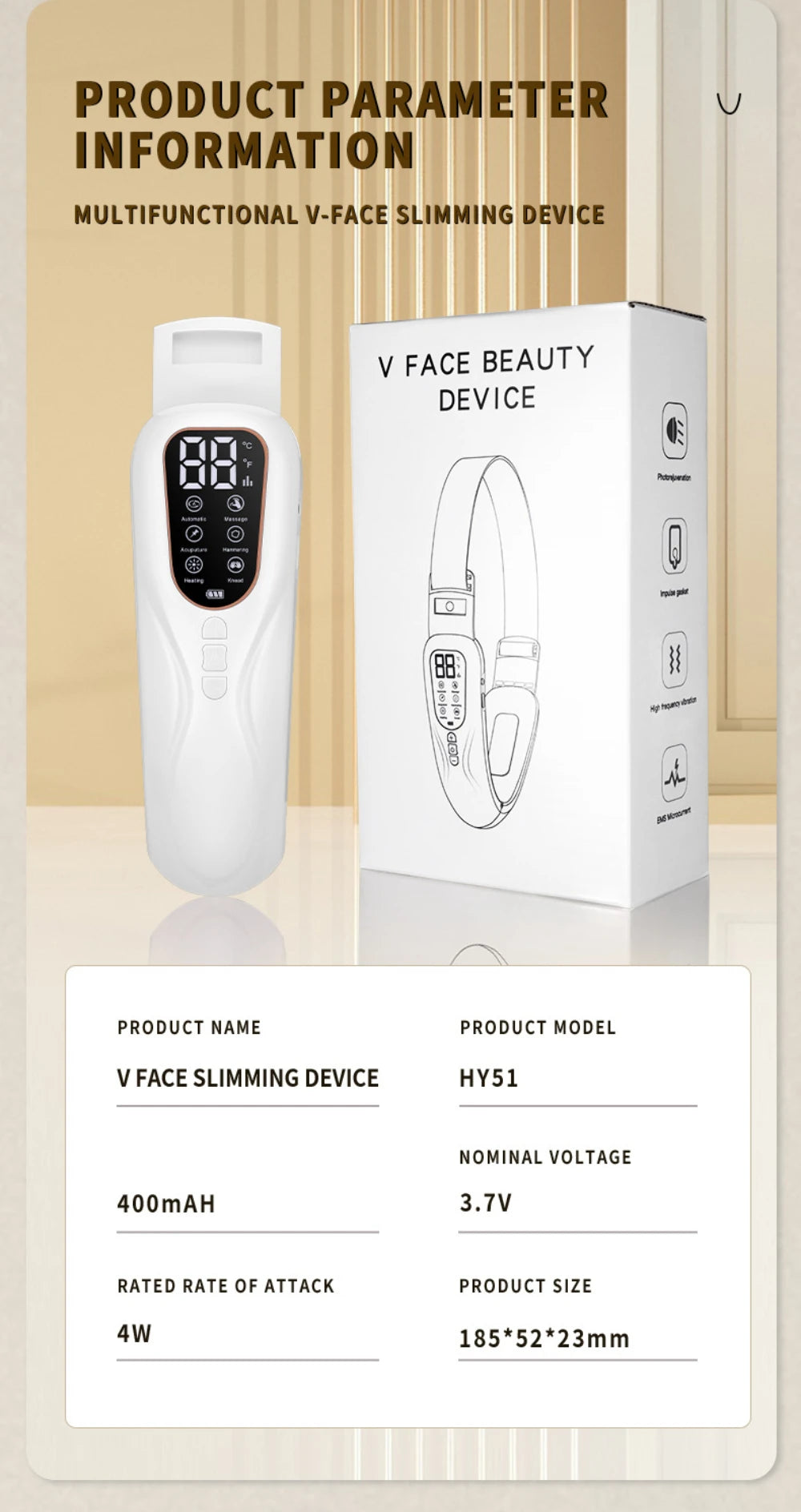 Skin Care EMS Electric Facial Massager Face Slimming Machine V Line Shaper Chin Cheek Lifting Firming Equipment Beauty Tools