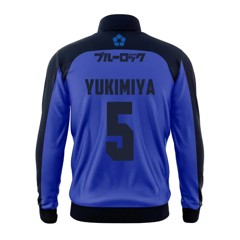 Anime Japanese Blue Lock Isagi Yoichi Football Jersey Jacket Cosplay Hyoma Chigiri Meguru Bachira Coat Original Children Clothes