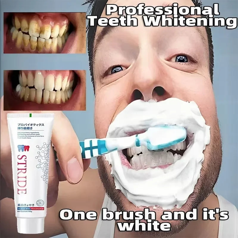 Teeth Whitening Toothpaste Dental Calculus Remover Remove Plaque Stains Prevent Periodontitis Cleaning Oral HygieneFresh Breath