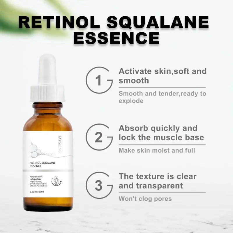 Retinol Ordinary Serum Anti Aging Remove Wrinkle Serum Lifting Brighten Skin Fade Eye Fine Lines Moisturize Firm Facial Essence