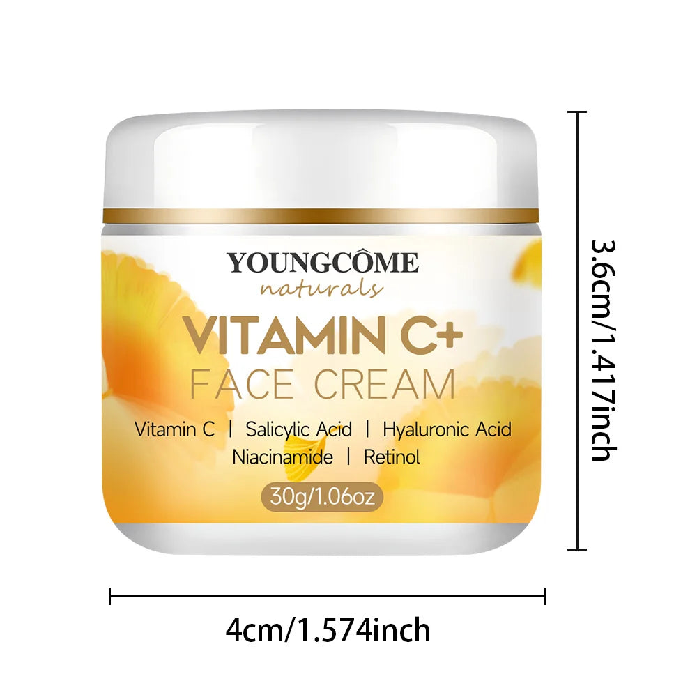 YOUNGCOMEN Vitamin C Face cream Retinol Moisturizing Firming Hyaluronic Lightening Repairing Smooth Skincare Whitening Creams (Copy)