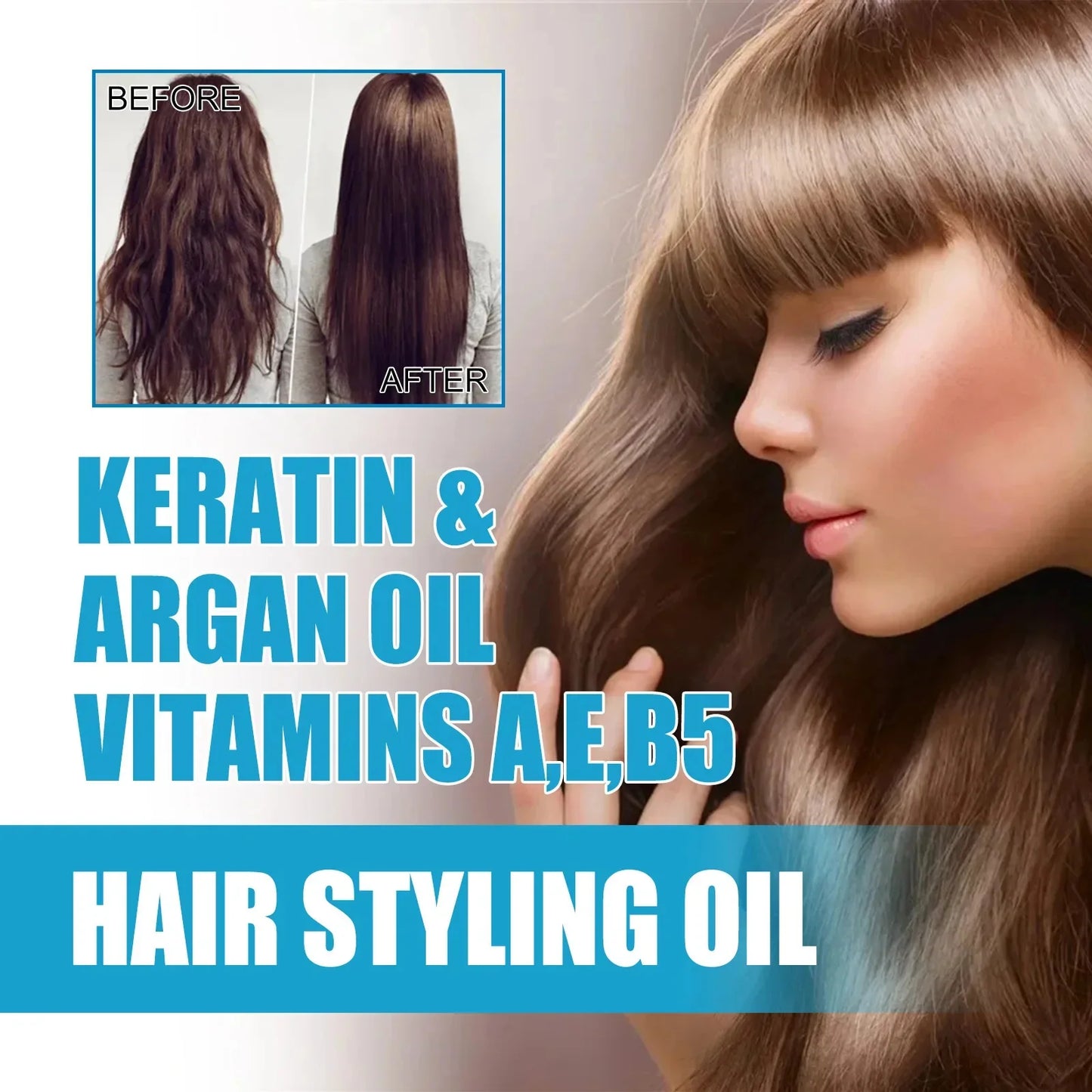 Magic Hair Vitamin Capsule Keratin Oil Fast Restore Hair Soft Smooth Shiny Deep Moisturizer Frizzy Dry Scalp Hair Care Products