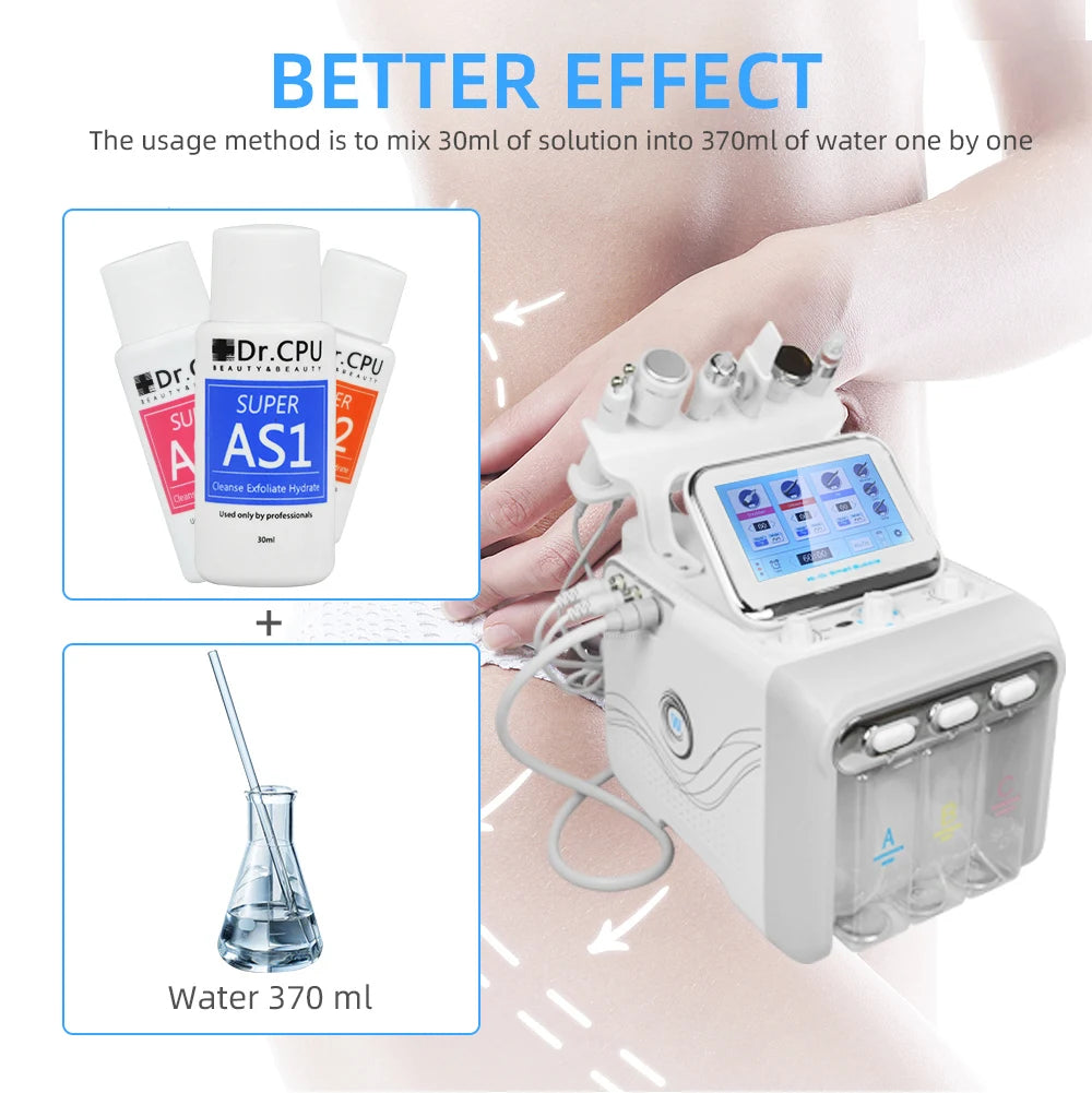 H2O2 Water Oxygen Jet Peel Hydro Beauty machine Skin Cleansing small bubble Facial Machine anti aging Dead Skin Removal