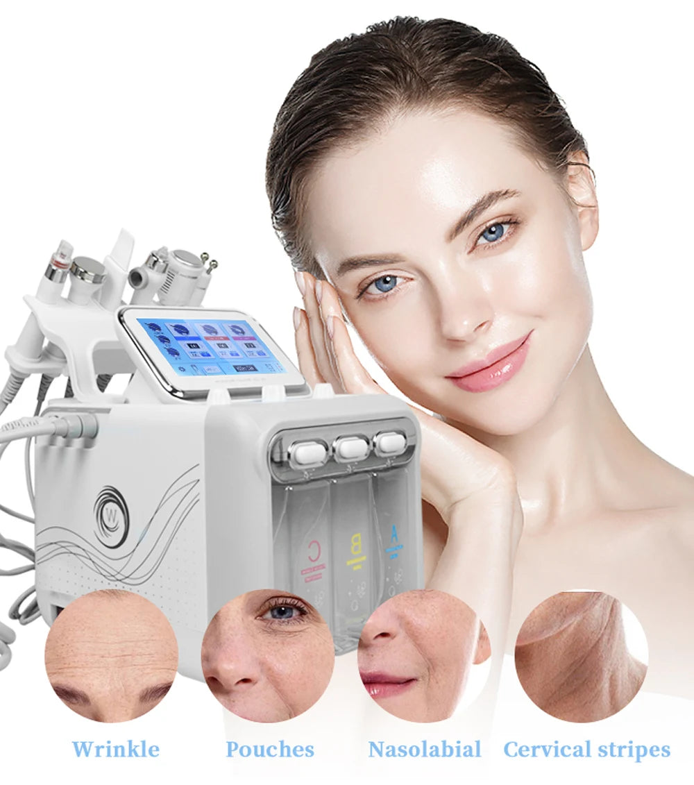 H2O2 Water Oxygen Jet Peel Hydro Beauty machine Skin Cleansing small bubble Facial Machine anti aging Dead Skin Removal