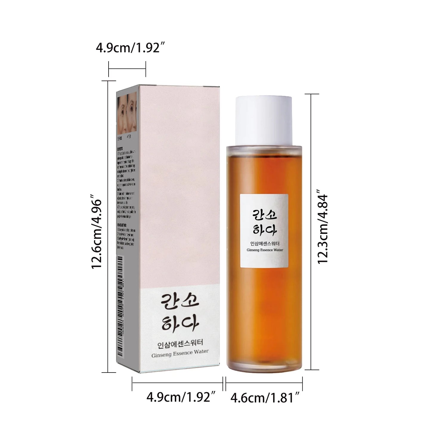 Ginseng Face Essence Moisturize Smooth Restores Dry Dull Skin Lighten Fine Line Brighten Serum Hydrating Facial Care Toner