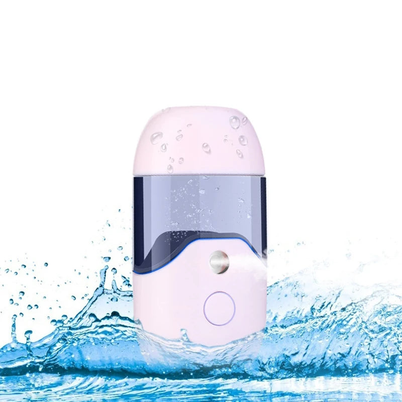 50ML Nano Mist Sprayer Facial Cooling Face Sprayer USB Chargeable Portable Humidifier Women Beauty Moisturizing Skin Care Tool