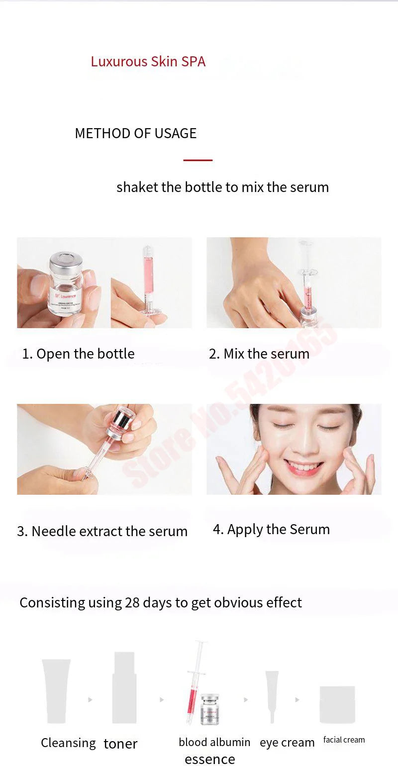 Rejuvenating Liquid HAS Serum Protein 6ml Skin Firming Anti Aging  Face Serum Japanese Technology